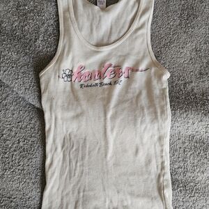 White Hooters Tank Top